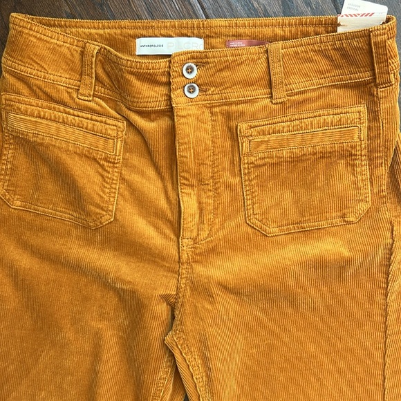 Vibrant Orange Corduroy Pants by anthropology - Picture 2 of 5